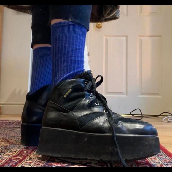 vintage platform sneakers - Picture 3 of 4